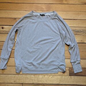 Jane and Delancey Tan Crewneck Top